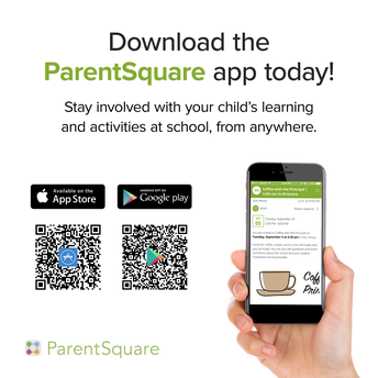 QR code for ParentSquare app