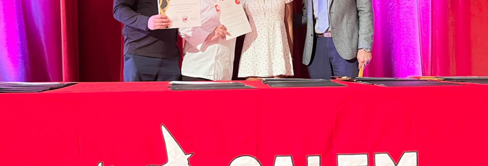 Salem High School honored 26 outstanding seniors Wednesday night at the Career Technical Education Senior Awards Banquet.