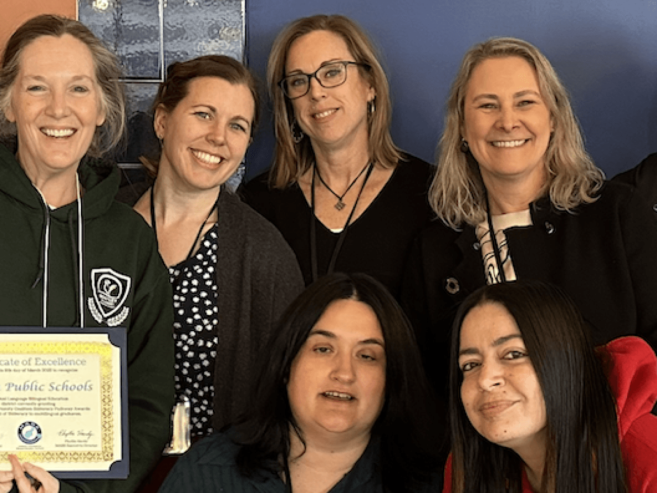 Salem Public Schools MABE Certificate of Excellence