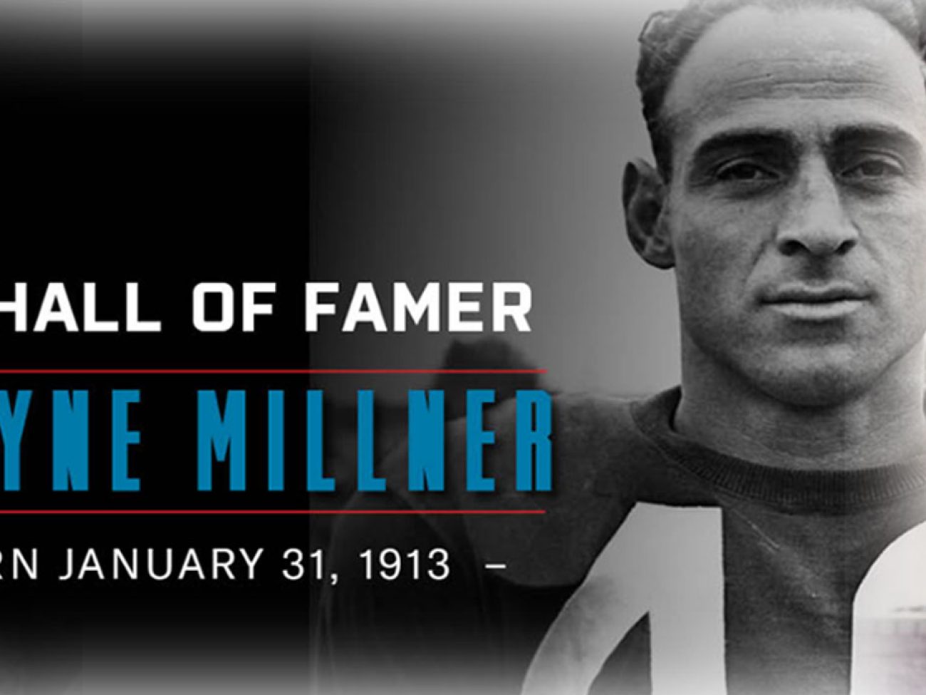 Salem High School football standout Wayne Millner