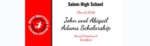 2026 John and Abigail Adams Scholarship