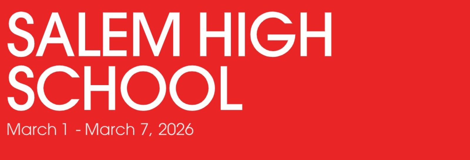 Salem High School weekly newsletter