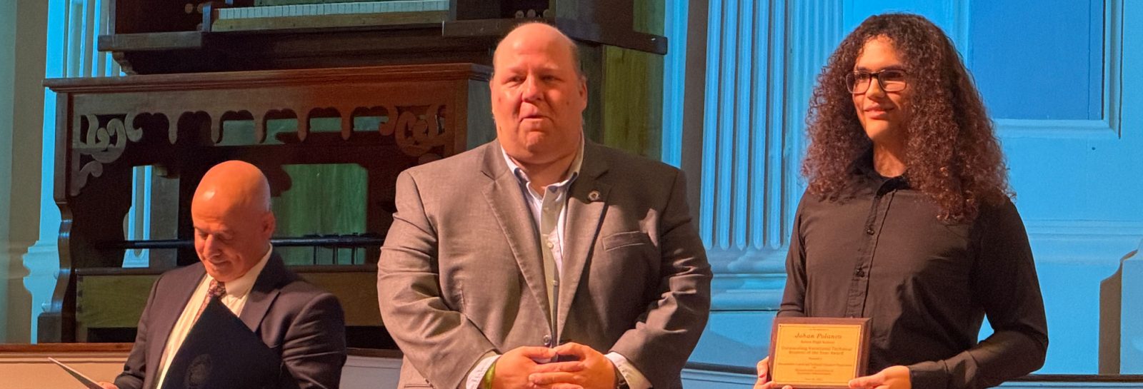 Johan Polanco MAVA Outstanding Vocational Technical Student Award