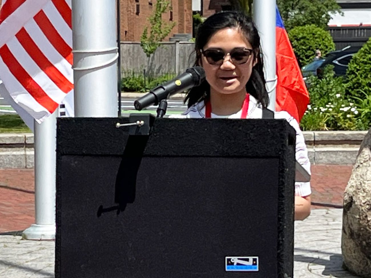Liana Galvan AAPI Heritage Month Flag Raising