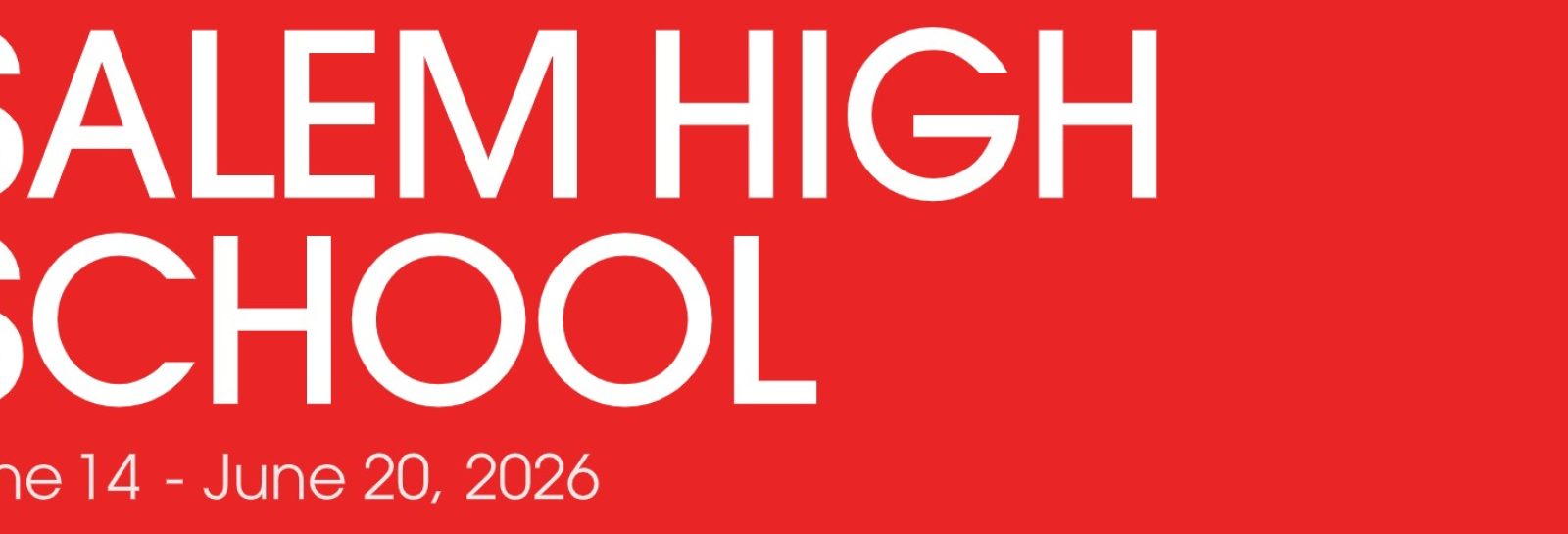 Salem High School weekly newsletter