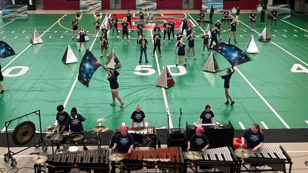 Salem High School Marching Band Demonstration
