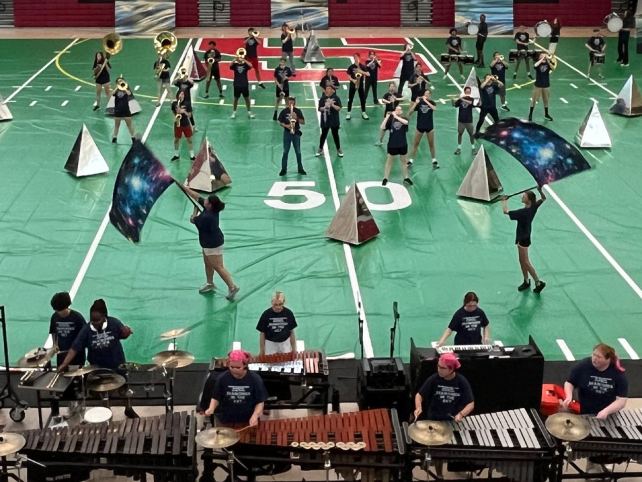 Salem High School Marching Band Demonstration