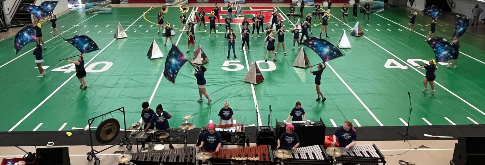 Salem High School Marching Band Demonstration