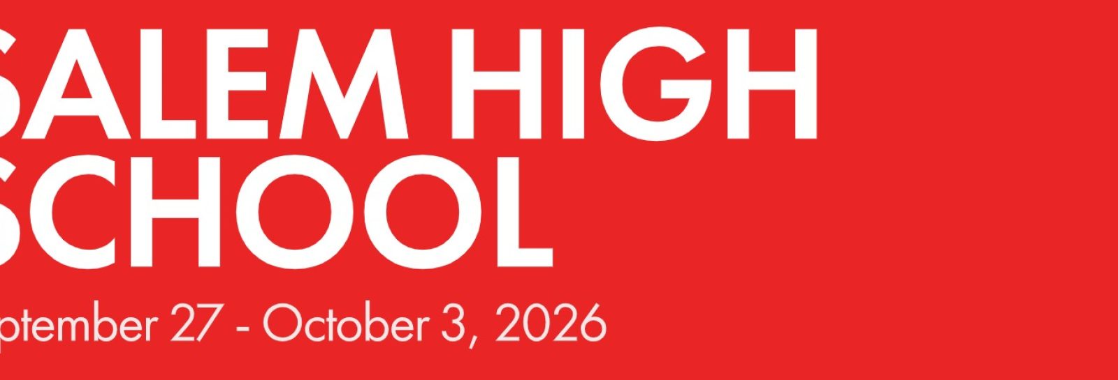 Salem High School weekly newsletter